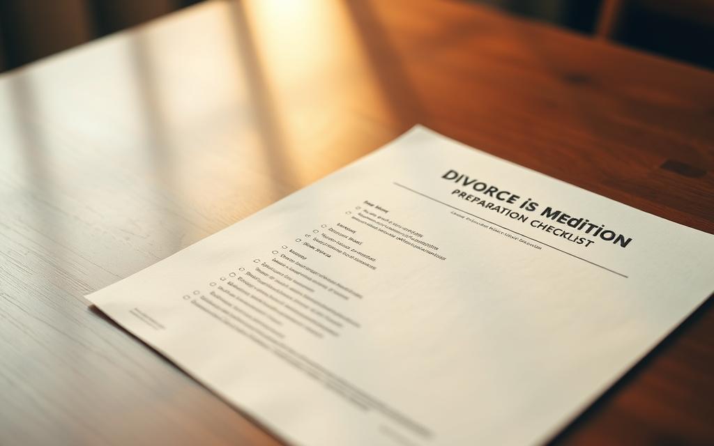 Divorce Mediation Preparation Checklist